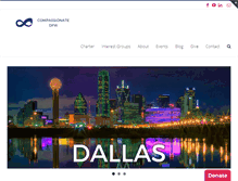 Tablet Screenshot of compassionatedfw.org